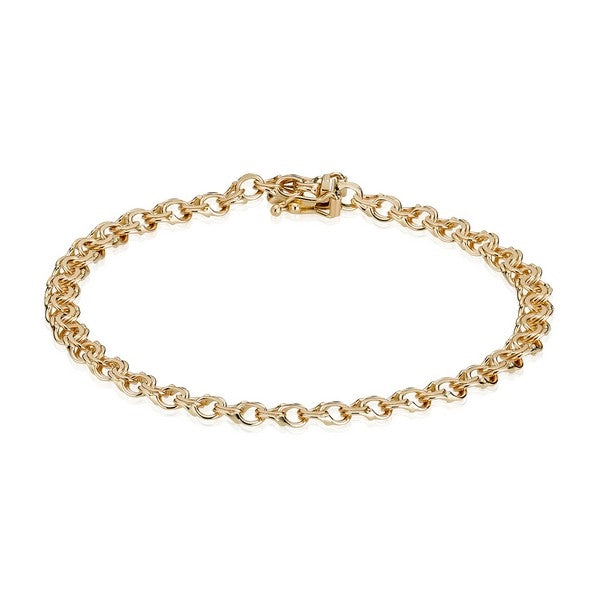 Bismark armbånd i 8 kt guld fra BNH, 3,5 mm 17 cm